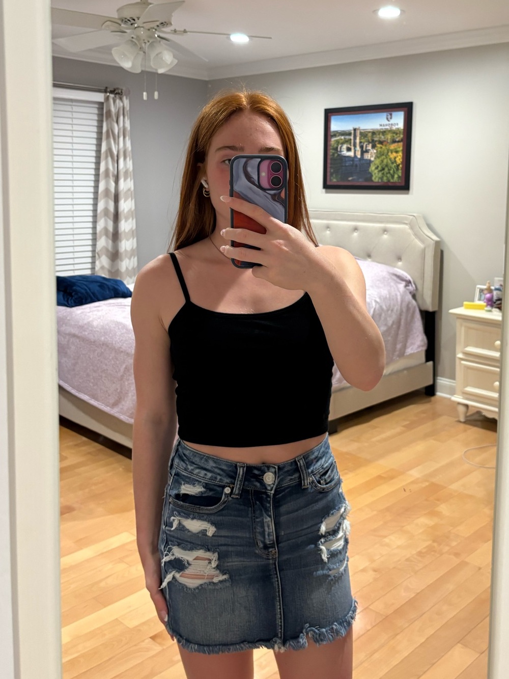 American Eagle Jean Skirt